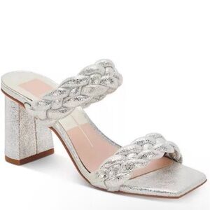 Dolce Vita Shimmery Braided Sandals, 6.5